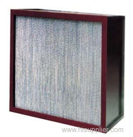 High efficiency low resistance large dust holding capacity moisture-proof hepa filter