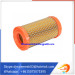 Wood pulp paper air filter cartridge fabrication