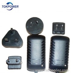 Modern new interchageable plug adapter 24v 1500ma UL CE FCC RoHs