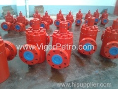 Gate Valve 4-1/16" 3000psi WP RTJ R37 Connection ASTM 105N 16.5 Complete set with stud bolts and Ring Gasket