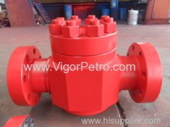 Non Return Valve (NRV) 6" 2000psig WP RTJ R45 Connection ASTM 105N 16.5 Complete set with stud bolts and Ring gasket