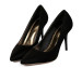 Classic pointy toe suede high heel dress shoes