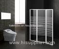 Foldable Bathtub Shower Screen Stripe Pattern Bathroom Partition Shower Door