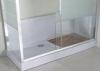 Rectangular Shower Stall Sliding Glass Doors Corner Open Bathtub Replacement