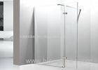 1900 MM Height Walk In Shower Enclosures 0.126Cbm Volume With Adjustable Support Bar