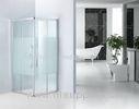 Shinning Silver Bathroom Shower Enclosures 8mm Frost Glass Shower Cubicles