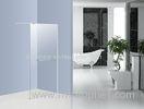 Bath Glass Shower Screen Walk In Shower Enclosures 1000MM Chrome Holder