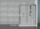 Complete Corner Shower Units Folding Seat Glass Shower Bath Enclosure For Disable