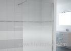 Transparent Tempered Glass Walk In Shower Enclosures Frameless 2000mm Height