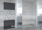 Grey Walk In Shower Enclosures Frameless Stone Shower Base For Apartment