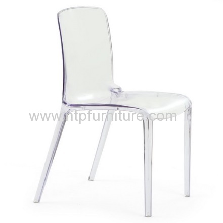 Stackable Clear Plastic Chair Coffee Chair Furniture Pc106a