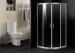 6mm Glass Door Bathroom Shower Enclosures Quadrant With Stainless Steel Handle