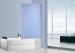 One Acrylic Panel Bathtub Shower Screen Folding Bath Glass Screen With Frame