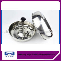 Stainless steel pig feeder