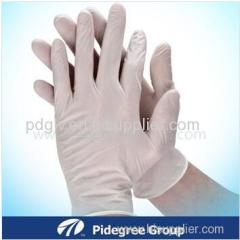 Non sterile Latex rubber Gloves top quanlity coating