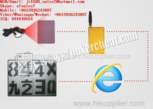XF Cloud Video Mirror Filter Camera Via Internet To See The Markings On The Back Of Playing Cards