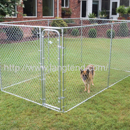 Chain Link Pet Enclosure Dog Kennel