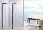 Black Framed Clear Glass Walk In Shower Enclosures 900 X 1900 for Bathroom
