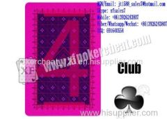 XF JDL Plastic Playing Marked Poker Cards Marked With Invisible Markings For UV Contact Lenses And With Invisible Bar-