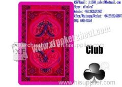 XF Red and Green NAP Plastic Playing Cards With Invisible Ink Markings