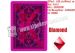 XF Invisible Bar-codes And Markings On Purple NAP Plastic Playing cards