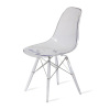 crystal plastic Eames DSR side chair dining furniture