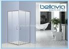 Sliding Stainless Steel Showers Stalls Square Shower Enclosure 800 X 800 With Chrome Handle