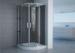 Semi Frameless Free Standing Glass Shower Enclosures With Shower Tray Pivot Opening