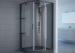 Black Frame Free Standing Shower Stall 800 X 800 Pivot Hinge Shower Door