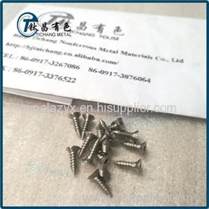 GR12 Titanium Alloy Countersunk Head Bolts & Screws