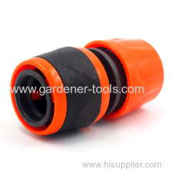 Plastic soft 3/4 inch garden water snap in quick connector