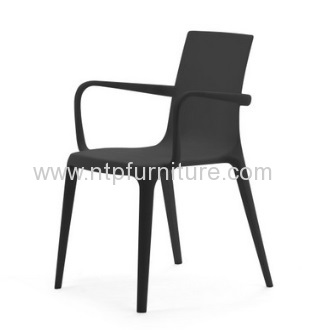plastic dining arm chair restaurant arm chair coffee arm chair furniture