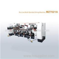 Wood Six Line Multi Spindle Drilling Machine