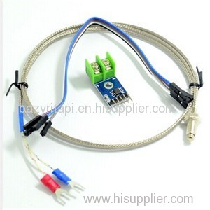 MAX6675 Module + K Type Thermocouple Thermocouple Sensor Can Measure 1024 Degrees