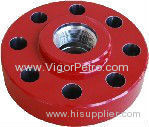 Adapter Flange13 5/8" 5000Psi x 13 3/8" BTC Box Material AISI4130 As per API SPEC 6A Overall length 8"