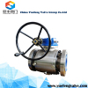 casting WCB 3pc trunnion ball valve