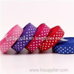 POLKA DOT PRINTED GORSGRAIN RIBBON