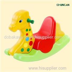Child Bicolor Elephant Rocking Horse
