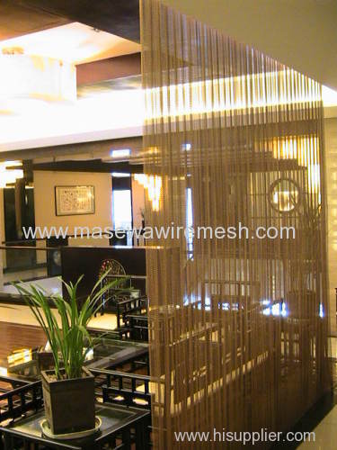 golden curtain for hotel decor