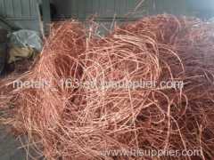 high quality of copper wire scrap 99.99% copper scrap Millberry 99.99%
