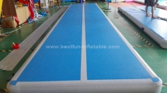 5m blue surface inflatable gym tumbling mats air floor