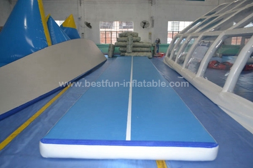 Double Wall Fabric Inflatable Air Track Mat For Gymnastics