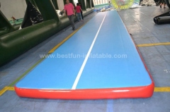 Floating inflatable yoga mat inflatable tumbling mat