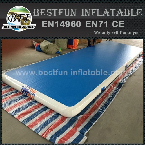 Inflatable gymnastic jumping safety mats