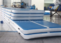 Inflatable running air floor track for gym