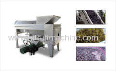 Grape destemmer and crusher machine for grape wime