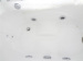 Acrylic corner whirlpool bathtub with handle