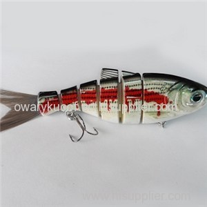 Six Section 5 Inch Bristle Tail Shad Lure