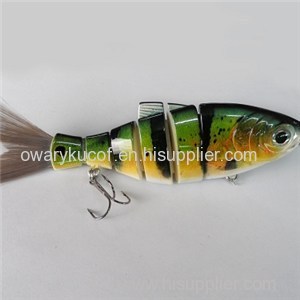 Six Section 6 Inch Bristle Tail Shad Lure
