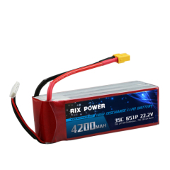 Rix Power RC Lipo Battery 4200mah 35c 4s
